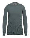 Rick Owens Man T-shirt Dark Green Size S Cotton In Green