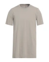 Rick Owens Man T-shirt Grey Size L Cotton