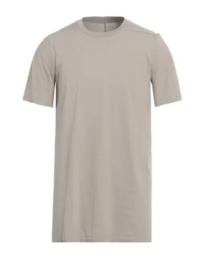 Rick Owens Man T-shirt Grey Size L Cotton In Grey