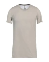 Rick Owens Man T-shirt Grey Size L Cotton