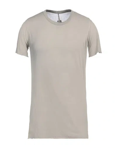 Rick Owens Man T-shirt Grey Size L Cotton In Grey