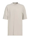Rick Owens Man T-shirt Ivory Size S Cotton In White