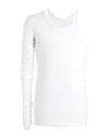 Rick Owens Man T-shirt Ivory Size S Viscose, Silk In White