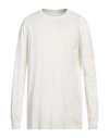 Rick Owens Man T-shirt Ivory Size Xxl Cotton In White