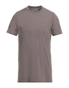 Rick Owens Man T-shirt Khaki Size S Cotton In Beige