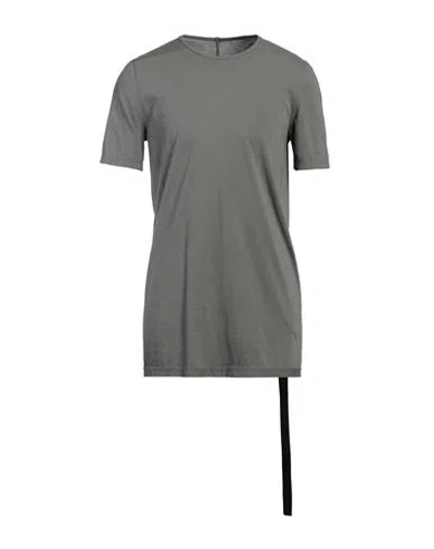 Rick Owens Man T-shirt Lead Size M Cotton In Grey