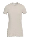 Rick Owens Man T-shirt Light Grey Size M Cotton
