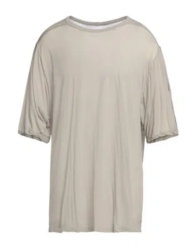 Rick Owens Man T-shirt Light Grey Size S Cotton In Grey