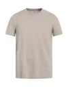 Rick Owens Man T-shirt Light Grey Size S Cotton