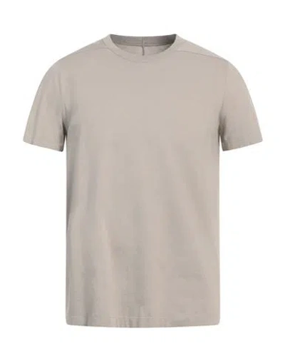 Rick Owens Man T-shirt Light Grey Size S Cotton In Grey