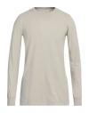Rick Owens Man T-shirt Light Grey Size S Cotton