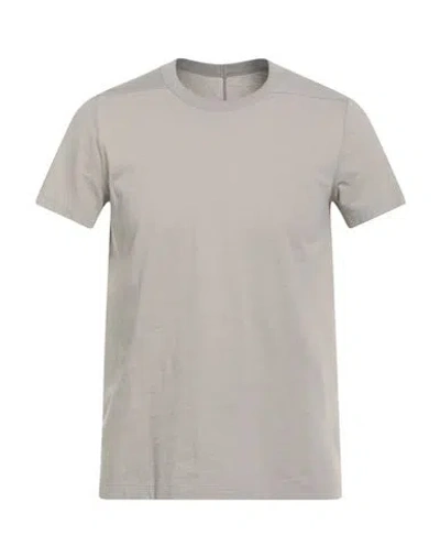 Rick Owens Man T-shirt Light Grey Size S Cotton In Gray