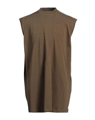 Rick Owens Man T-shirt Military Green Size M Cotton
