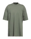 Rick Owens Man T-shirt Military Green Size M Cotton