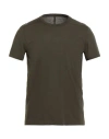 Rick Owens Man T-shirt Military Green Size S Cotton