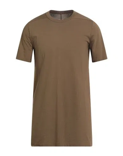 Rick Owens Man T-shirt Military Green Size S Cotton