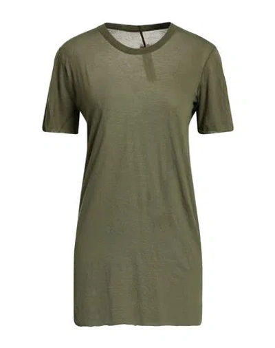 Rick Owens Man T-shirt Military Green Size S Cotton