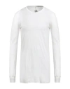 Rick Owens Man T-shirt Off White Size S Cotton