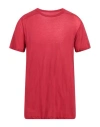 Rick Owens Man T-shirt Red Size L Cotton In Red