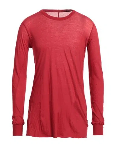 Rick Owens Man T-shirt Red Size M Cotton