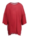 Rick Owens Red Tommy T-shirt In 03 Cardinal Red