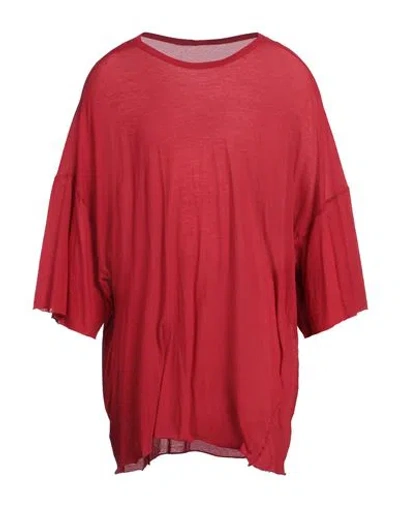 Rick Owens Red Tommy T-shirt In 03 Cardinal Red
