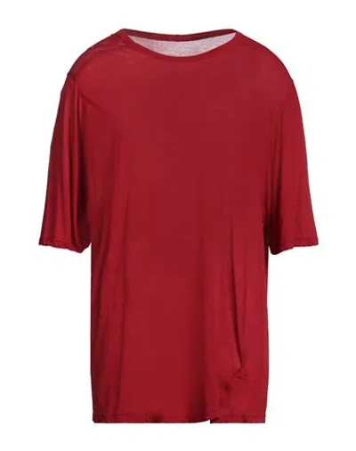 Rick Owens Man T-shirt Red Size S Cotton