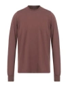 Rick Owens Man T-shirt Rust Size S Cotton In Brown