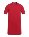 Rick Owens Man T-shirt Tomato Red Size S Cotton