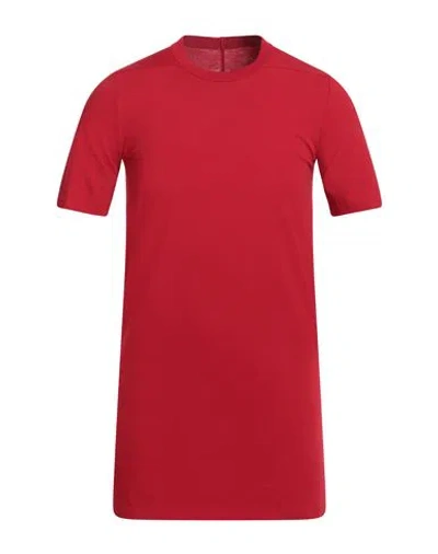 Rick Owens Man T-shirt Tomato Red Size S Cotton