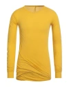 Rick Owens Man T-shirt Yellow Size L Cotton