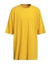 Rick Owens Man T-shirt Yellow Size M Cotton
