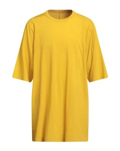 Rick Owens Man T-shirt Yellow Size M Cotton