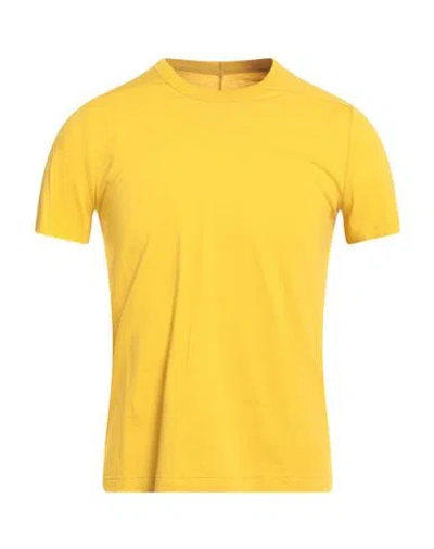 Rick Owens Man T-shirt Yellow Size S Cotton