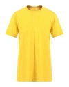 Rick Owens Man T-shirt Yellow Size Xl Cotton