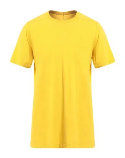 Rick Owens Man T-shirt Yellow Size Xl Cotton