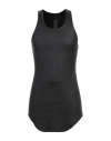 Rick Owens Man Tank Top Black Size 38 Lambskin, Cotton, Lycra In Black