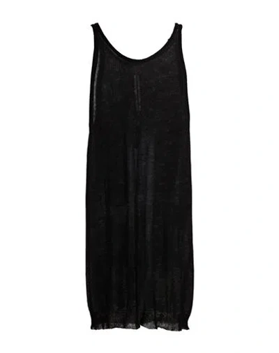 Rick Owens Man Tank Top Black Size Onesize Virgin Wool