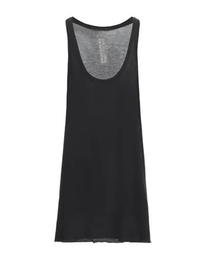 Rick Owens Man Tank Top Black Size S Cotton