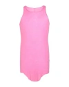 Rick Owens Man Tank Top Fuchsia Size M Cotton In Pink