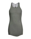 Rick Owens Basic Rib Tank In Green