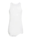 Rick Owens Man Tank Top Off White Size M Cotton In White