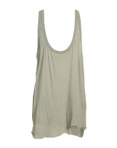 Rick Owens Man Tank Top Sage Green Size S Cotton