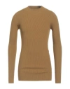 Rick Owens Man Sweater Khaki Size M Viscose, Polyester In Brown