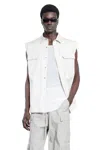 Rick Owens Man White Shirts In White