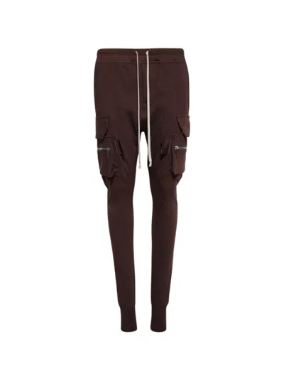 Rick Owens Mastodon Cargo Mahogany In Black