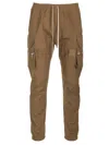 Rick Owens Mastodon Cargo Pants Trousers Brown In Brown