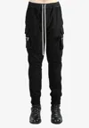 Rick Owens Mastodon Cargo Sweatpants In Black