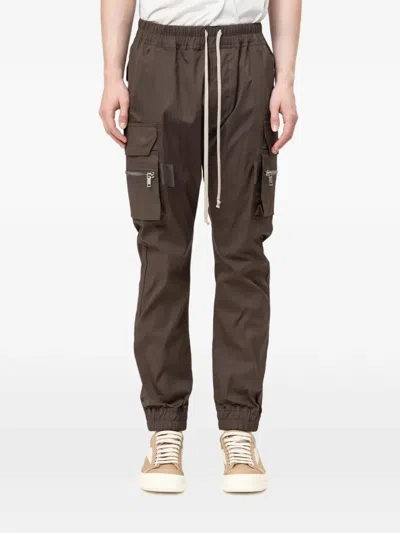 Rick Owens Mastodon Cargo Pants In Brown