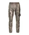 Rick Owens Mastodon Jeans Silver In Gray